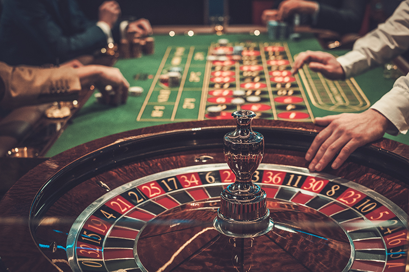 Gambling Roulette Table