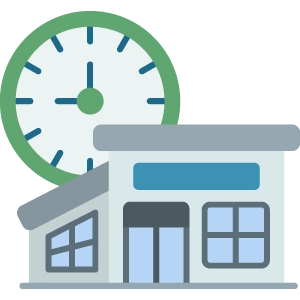 temporary accommodation icon