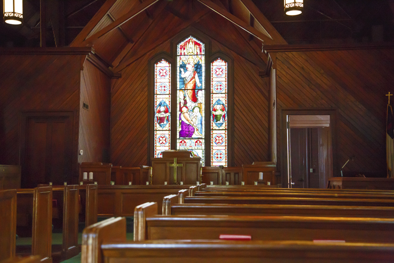 inside of church