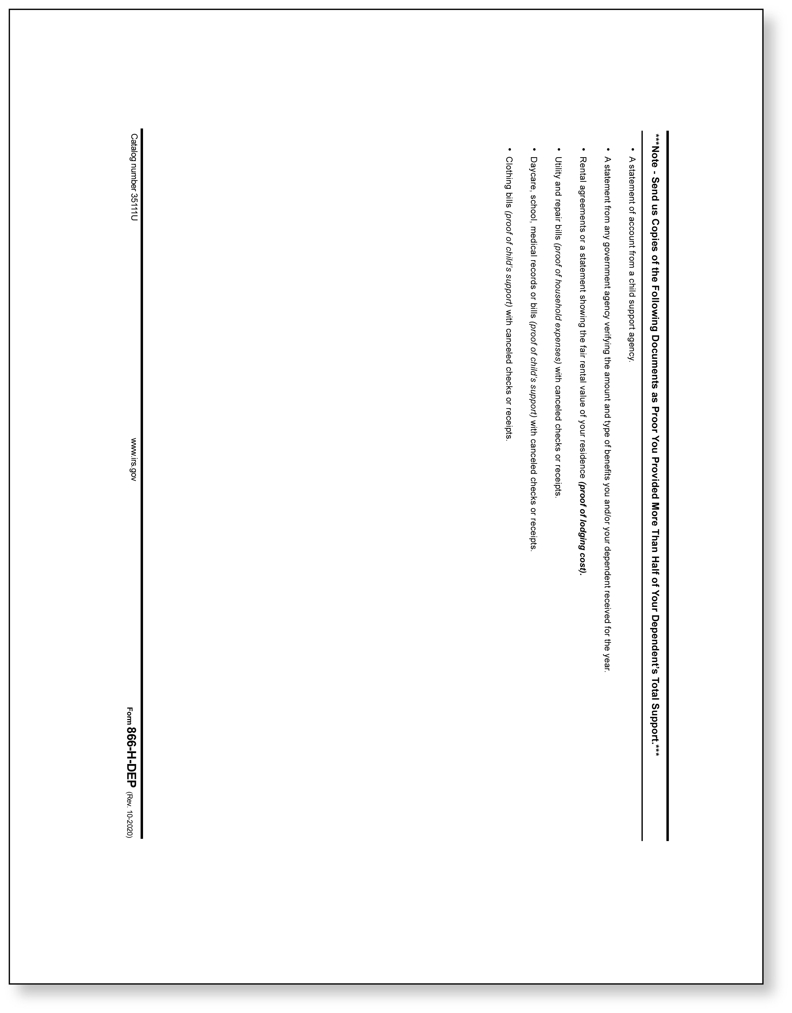 IRS Audit Letter CP75D – Sample 1