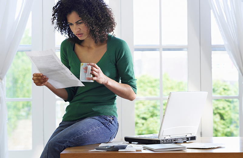 Woman Reading Letter