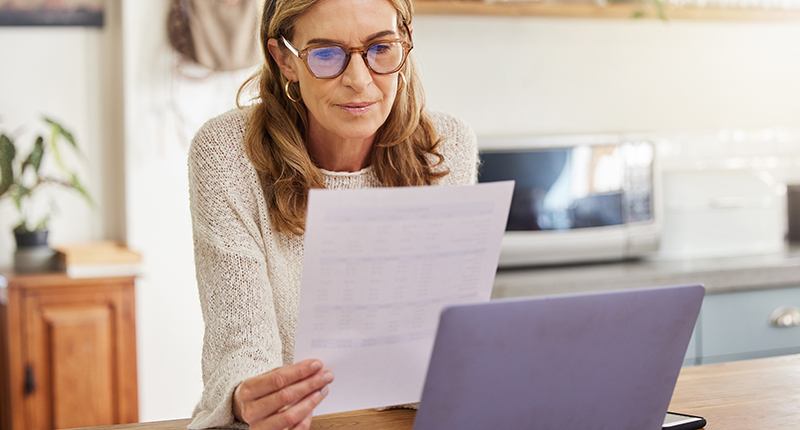 Woman Reading Letter