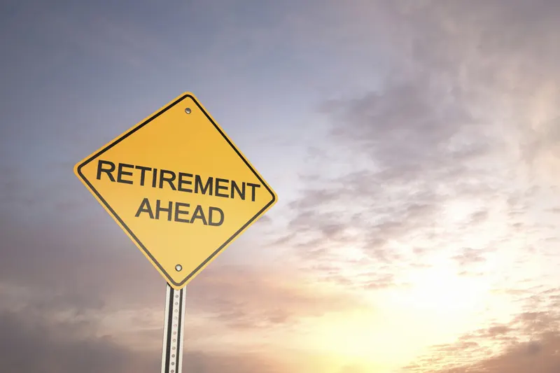 Retirement Ahead Sign