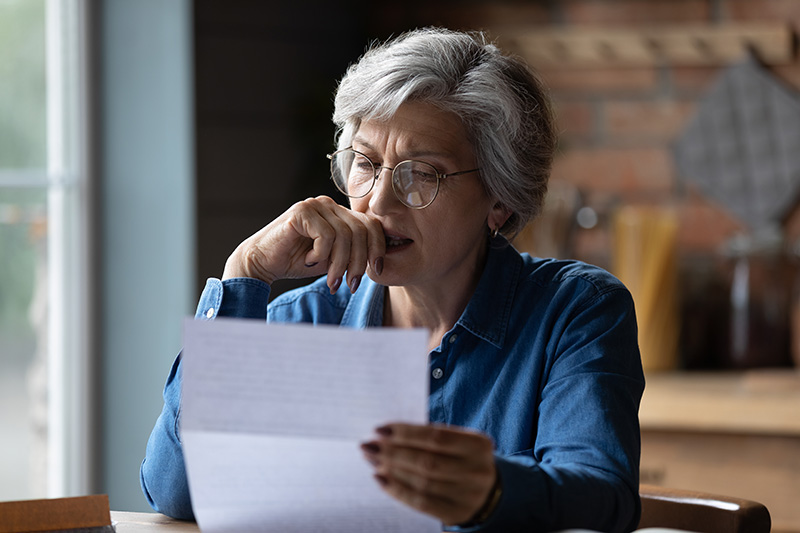 Woman Reading Letter